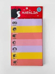 BLOCK DE NOTAS MAFALDA COLORES SEMANA