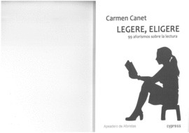 LEGERE ELIGERE (99 AFORISMOS SOBRE LECTURA)
