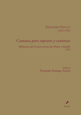 CANTATAS PARA SOPRANO Y CONTINUO