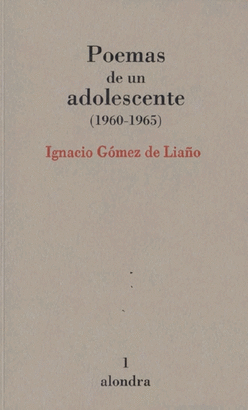 POEMAS DE UN ADOLESCENTE (1960-1965)