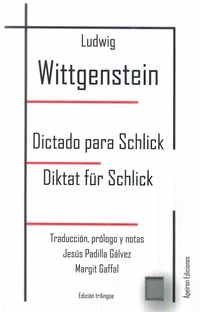 DICTADO PARA SCHLICK / DIKTAT FÜR SCHLICK