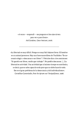 DESCANSAR O SER LIBRES