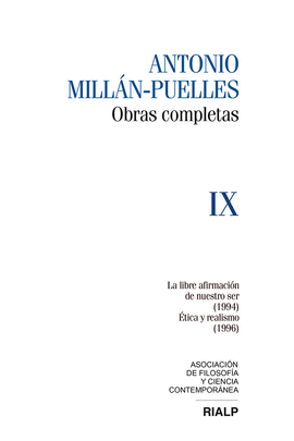 MILLÁN-PUELLES. IX. OBRAS COMPLETAS
