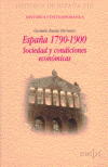 ESPAÑA 1790-1900 SOCIEDAD Y CONDICIONES ECONOMICAS