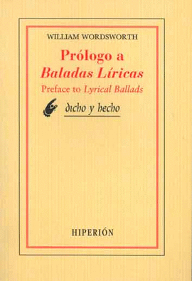 PROLOGO A BALADAS LIRICAS