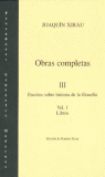 OBRAS COMPLETAS III - VOL. I
