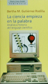 LA CIENCIA EMPIEZA EN LA PALABRA