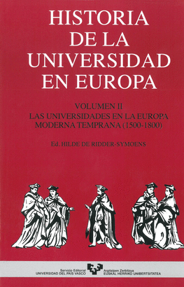 HISTORIA DE LA LA UNIVERSIDAD EN  EUROPA VOLUMEN II