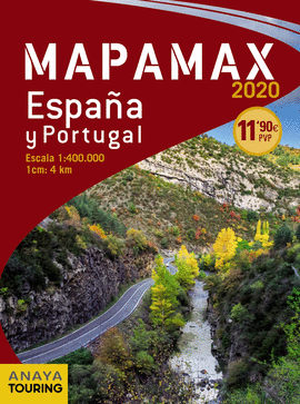 MAPAMAX 2020 ESPAÑA Y PORTUGAL (1:400.000)