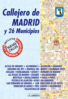 CALLEJERO DE MADRID Y 26 MUNICIPIOS 2021