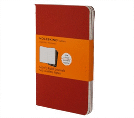MOLESKINE CAHIERS POCKET RULED ROJO