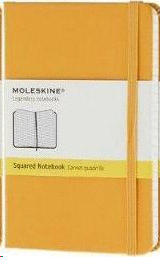 BLOC DE NOTAS MOLESKINE CLASSIC SQUARED POCKET T/D NARANJA