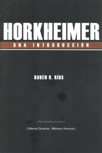 HORKHEIMER: UNA INTRODUCCIÓN
